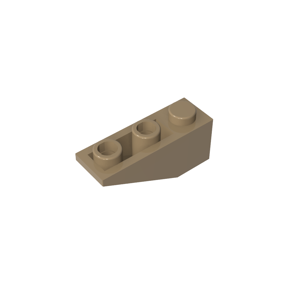 Schräge umgekehrte 34° 3 x 1 ohne internen Stopper - MyGobricks