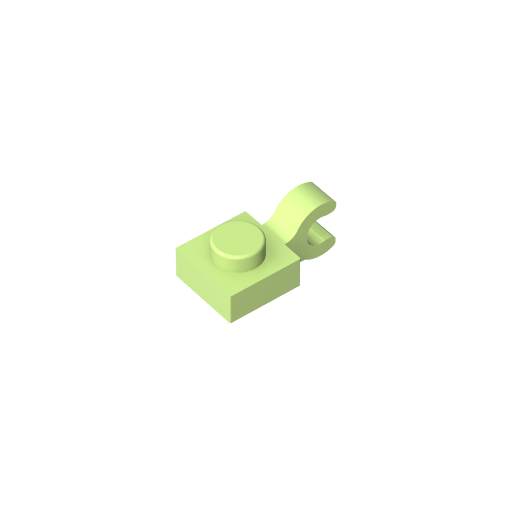 Platte Spezial 1 x 1 mit Clip Horizontal [Dicker U-Clip]-MyGobricks