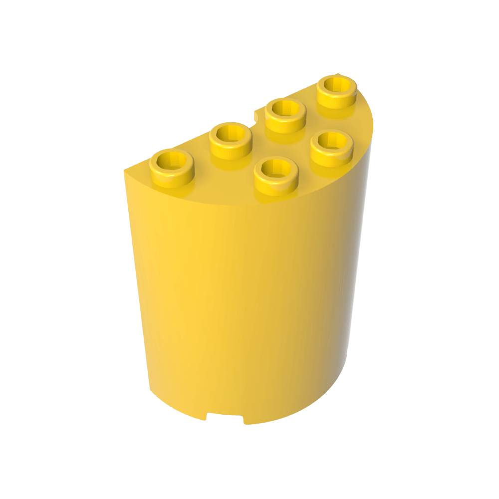 Zylinderhälfte 2 x 4 x 4-MyGobricks