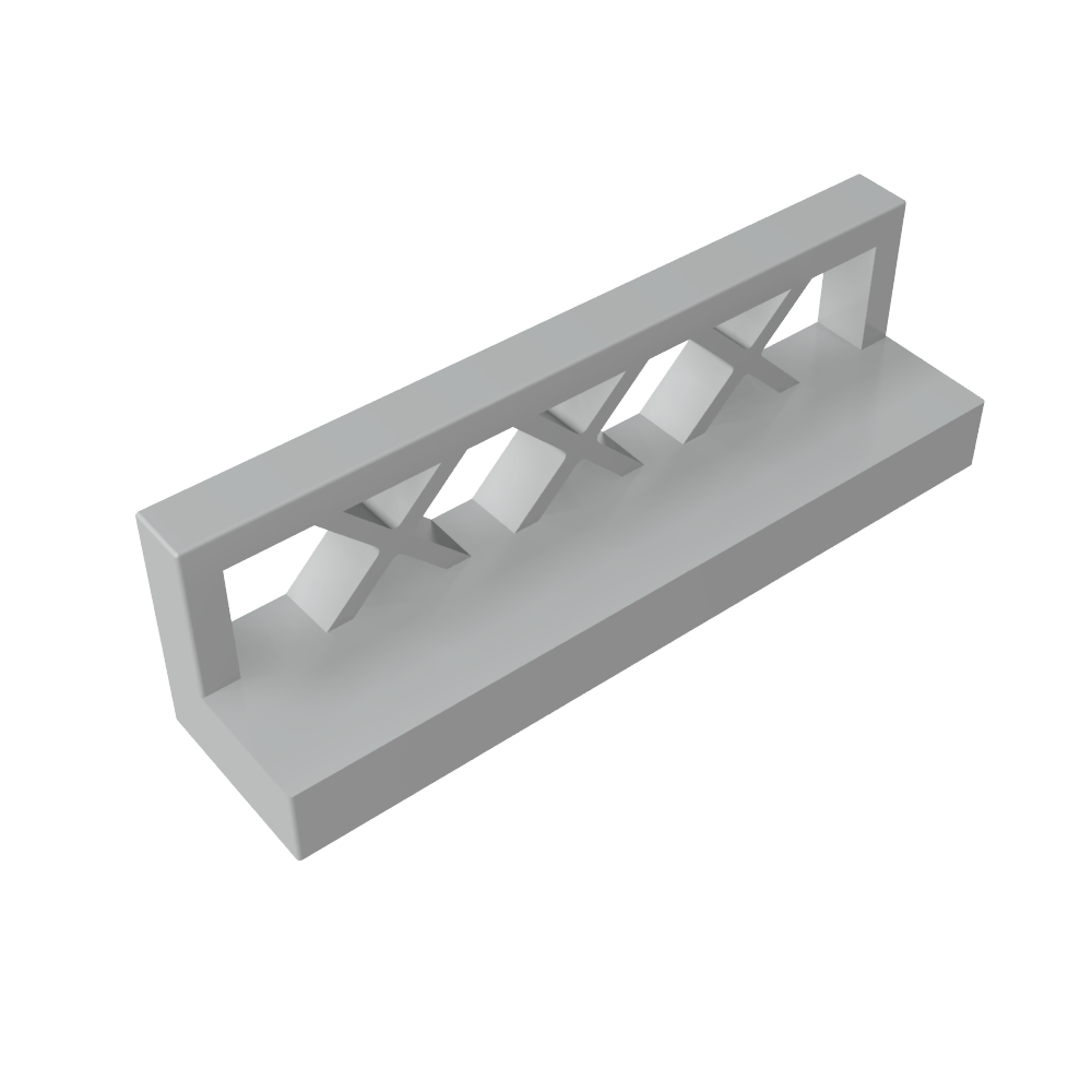 Zaun 1 x 4 x 1-MyGobricks