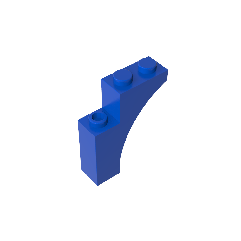 Ziegelbogen 1 x 3 x 3 [Gothic]-MyGobricks