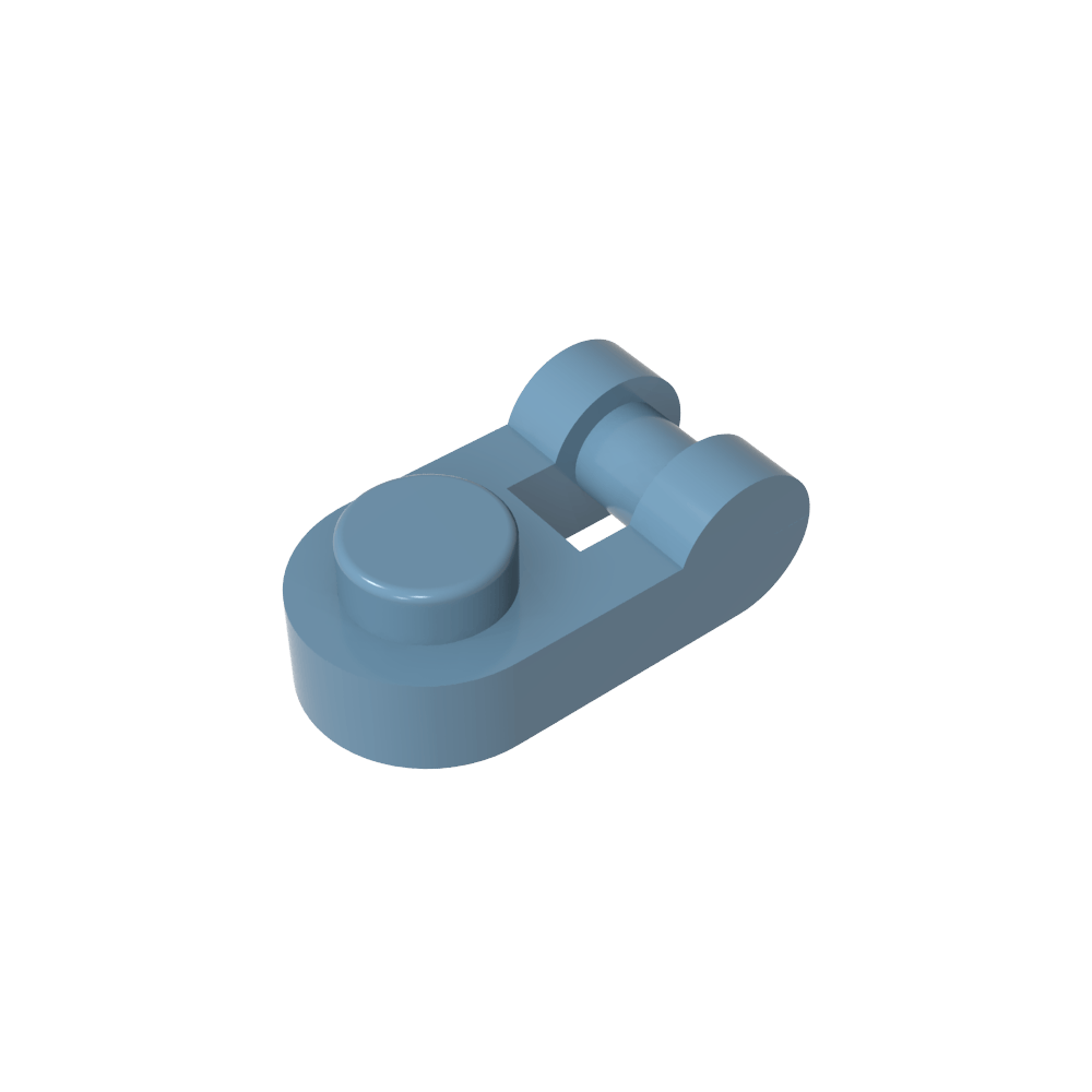 Platte Spezial 1 x 1 abgerundet mit Griff-MyGobricks