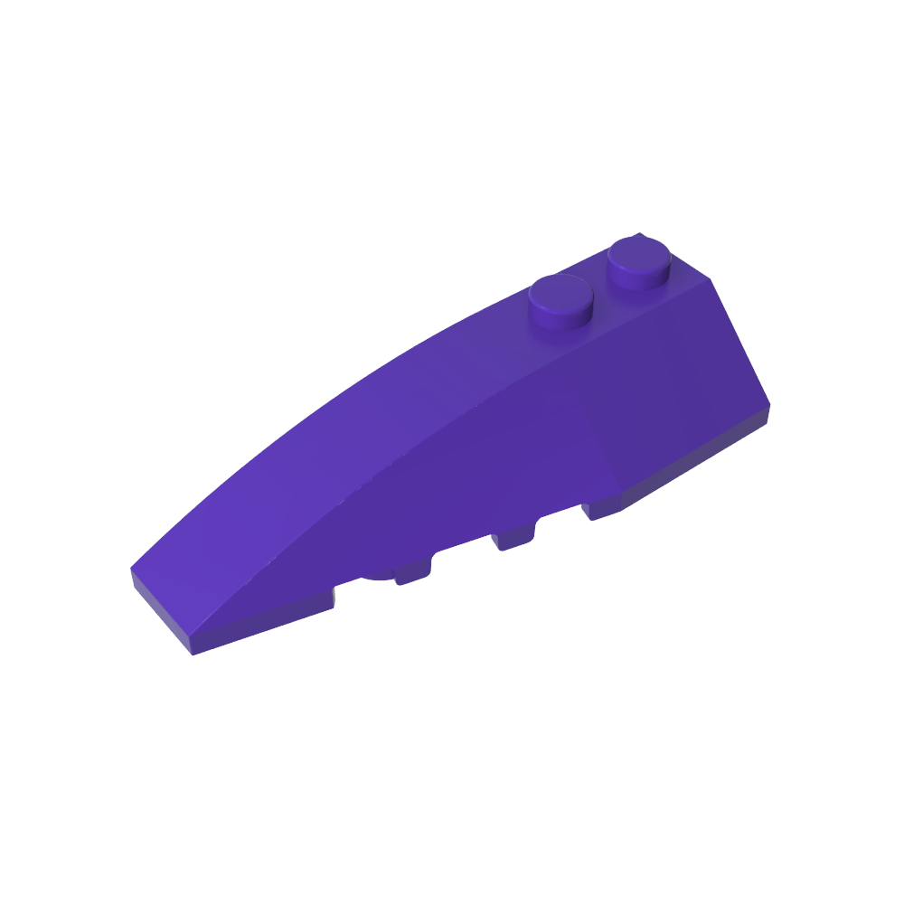 Keil gebogen 6 x 2 links-MyGobricks