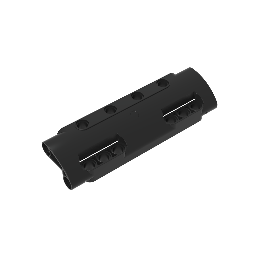 Technic Panel gebogen 11 x 3 mit 10 Stiftlöchern durch die Paneloberfläche - MyGobricks