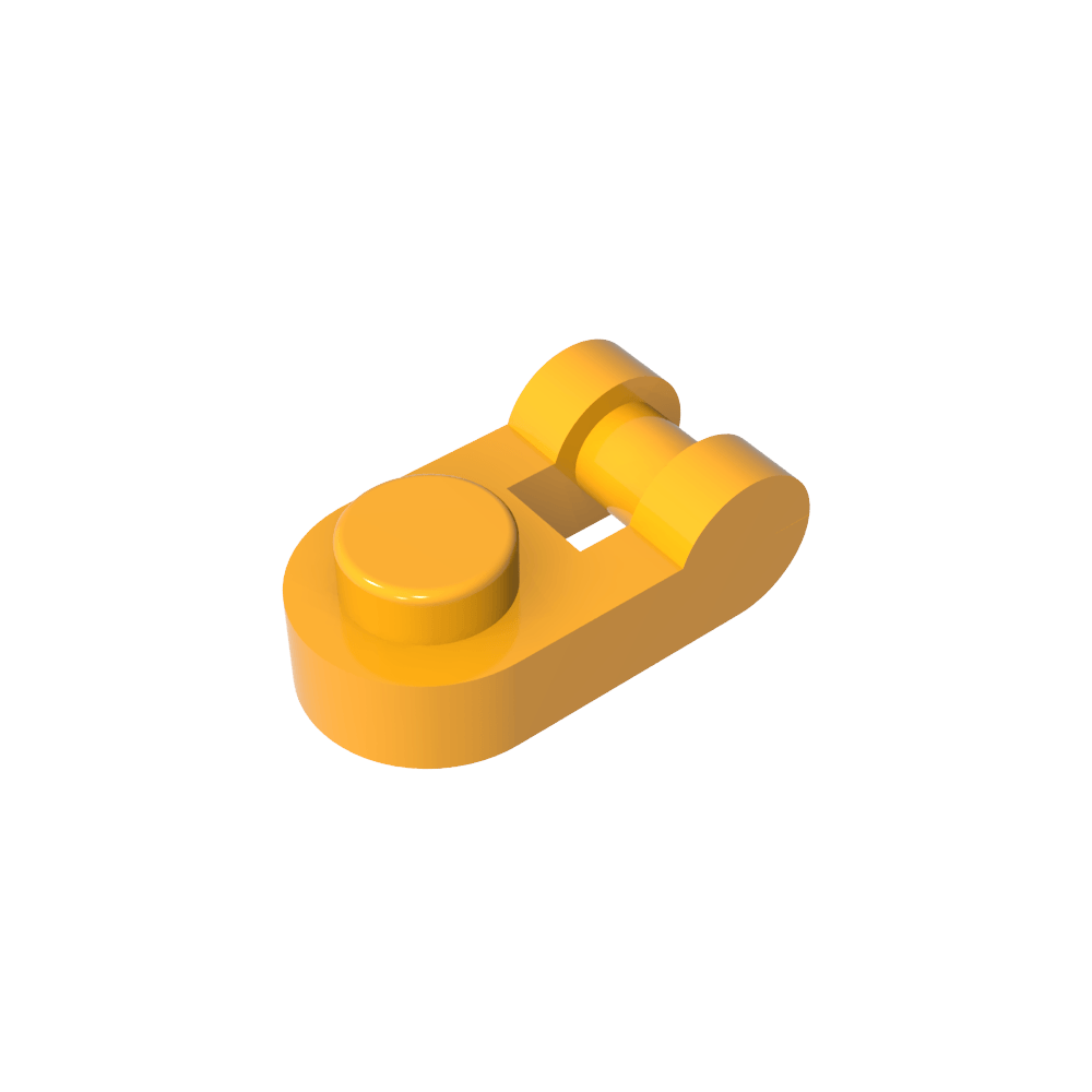 Platte Spezial 1 x 1 abgerundet mit Griff-MyGobricks