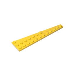 Keilplatte 12 x 3 Links-MyGobricks