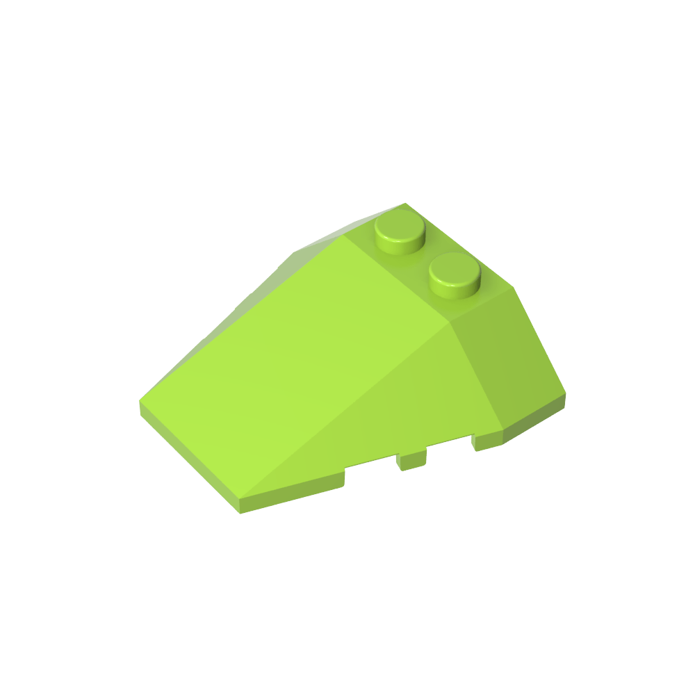 Schrägkeil 4 x 4, dreifach, ohne Bolzenkerben – MyGobricks