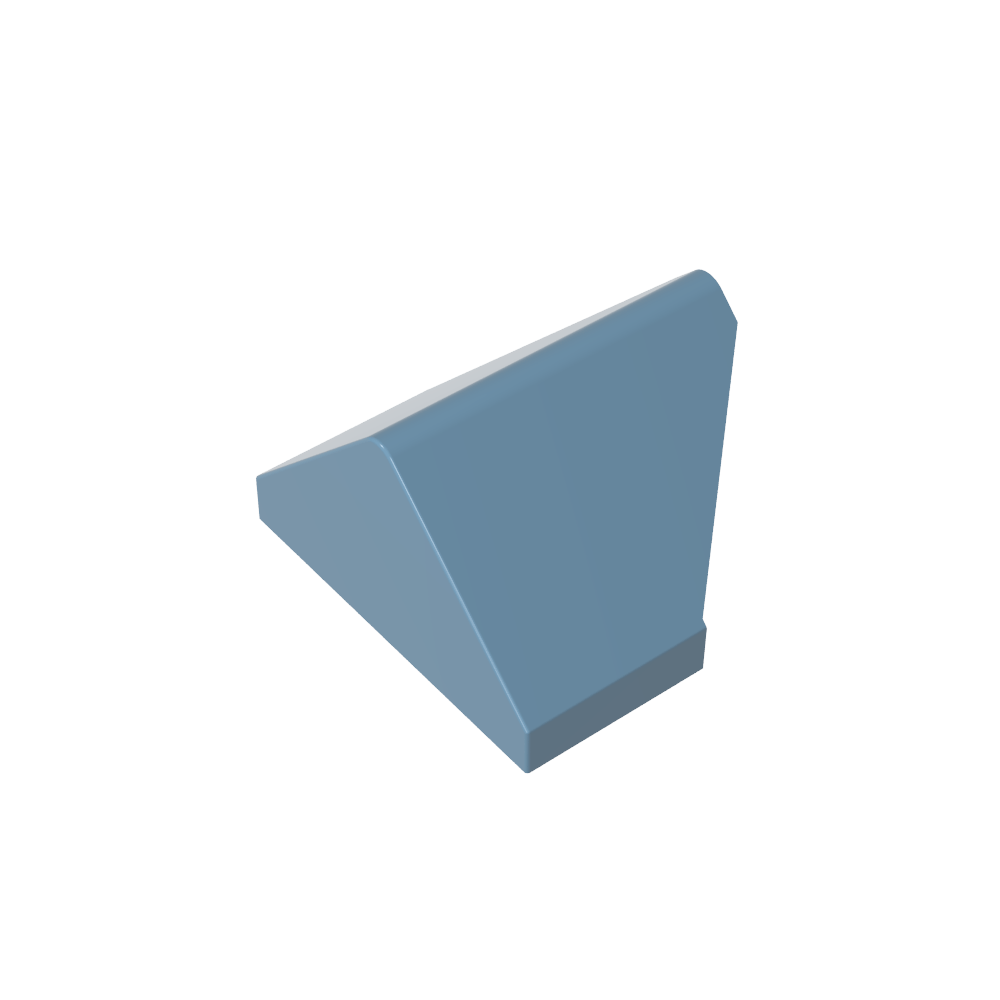 Schräg 45° 2 x 1 Doppelt / Invertiert mit Unterrohr - MyGobricks