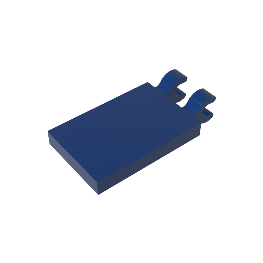 Fliese Spezial 2 x 3 mit 2 Clips [Abgewinkelte Clips]-MyGobricks