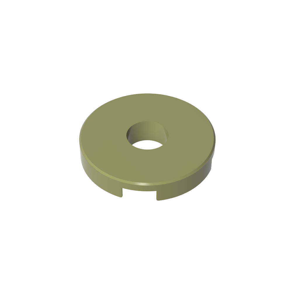 Fliese rund 2 x 2 mit Loch - MyGobricks