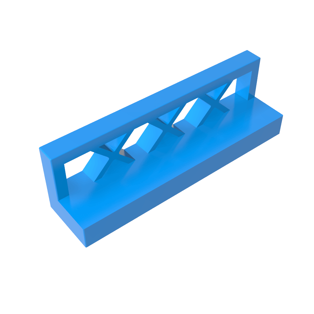 Zaun 1 x 4 x 1-MyGobricks