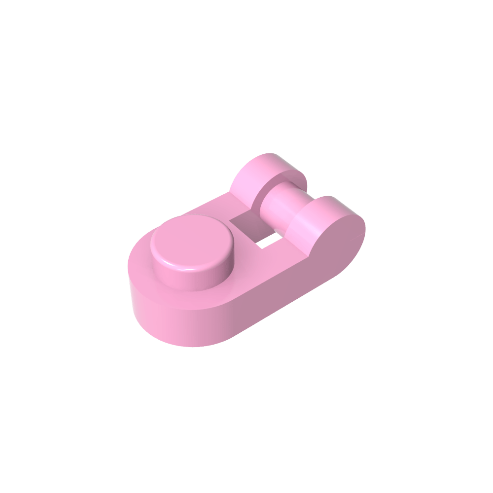 Platte Spezial 1 x 1 abgerundet mit Griff-MyGobricks