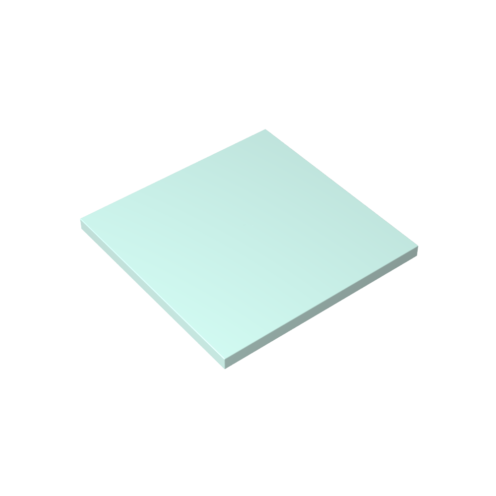 Fliese 6 x 6 mit Bodenrohren