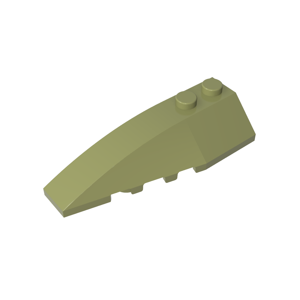 Keil gebogen 6 x 2 links-MyGobricks