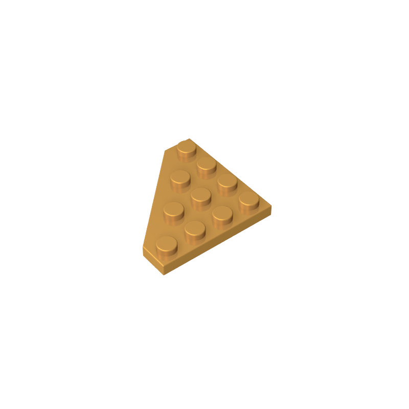 4x4 Keilplatte (Ecken abgeschrägt)