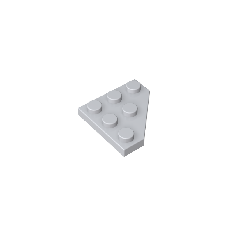 3x3 Keilplatte (Ecken abschneiden)