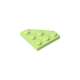 Keilplatte 3 x 3 Ecke abgeschnitten-MyGobricks
