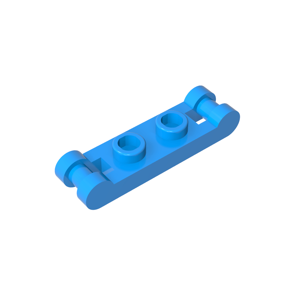 Platte Spezial 1 x 2 mit Griffen an den Enden-MyGobricks