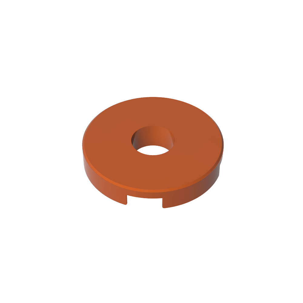 Fliese rund 2 x 2 mit Loch - MyGobricks