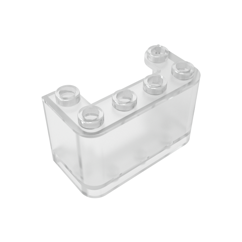 Windschutzscheibe 2 x 4 x 2 Vertikal-MyGobricks