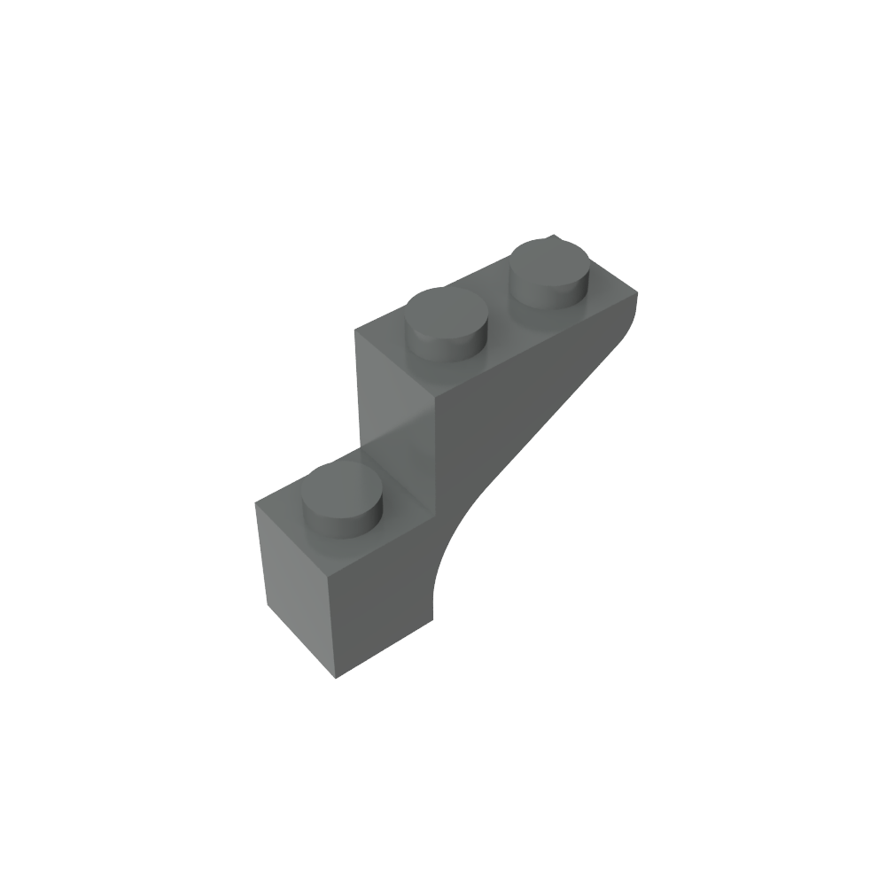 Ziegelbogen 1 x 3 x 2-MyGobricks