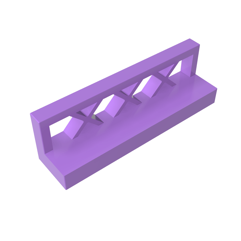 Zaun 1 x 4 x 1-MyGobricks