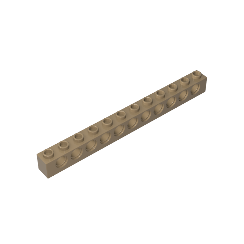 1x12 (mit 11 Löchern) dicker Ziegelstein