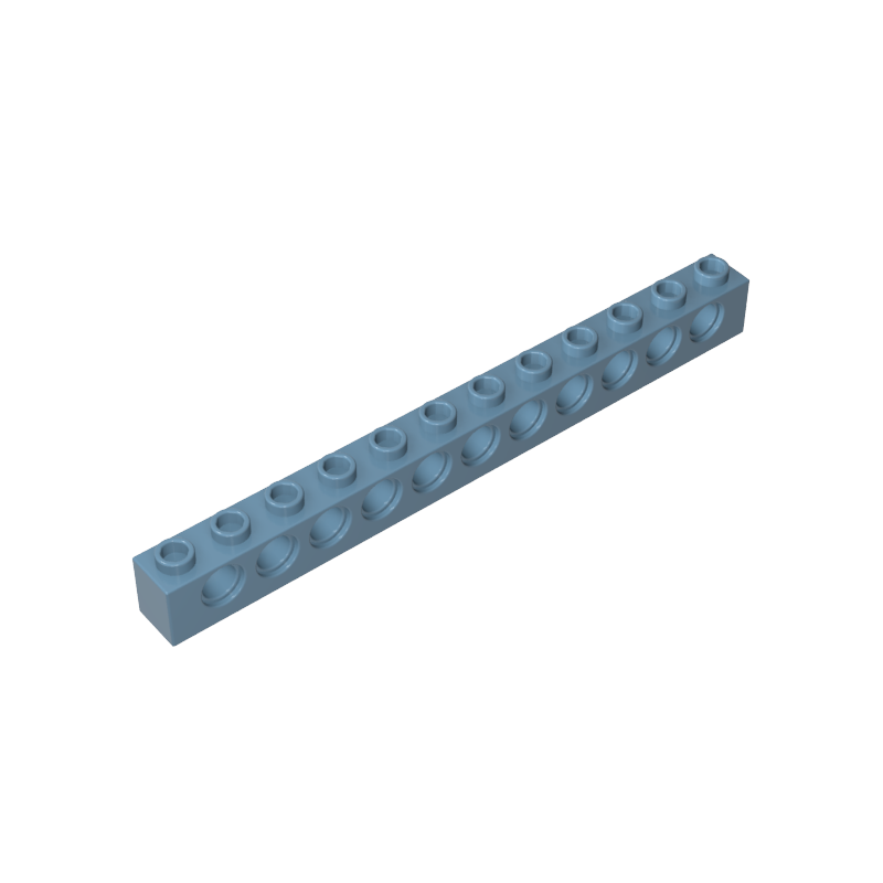 1x12 (mit 11 Löchern) dicker Ziegelstein