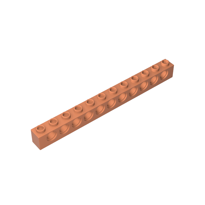 1x12 (mit 11 Löchern) dicker Ziegelstein