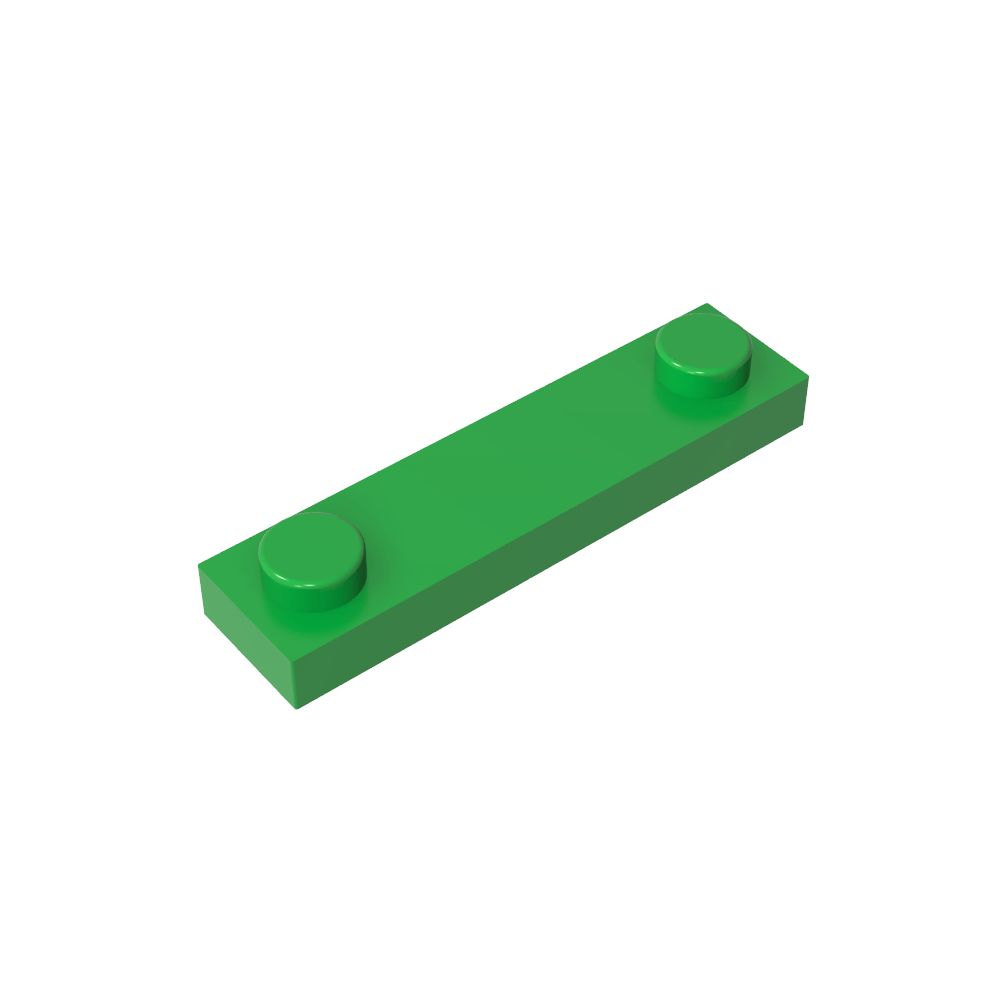 Platte Spezial 1 x 4 mit 2 Noppen-MyGobricks