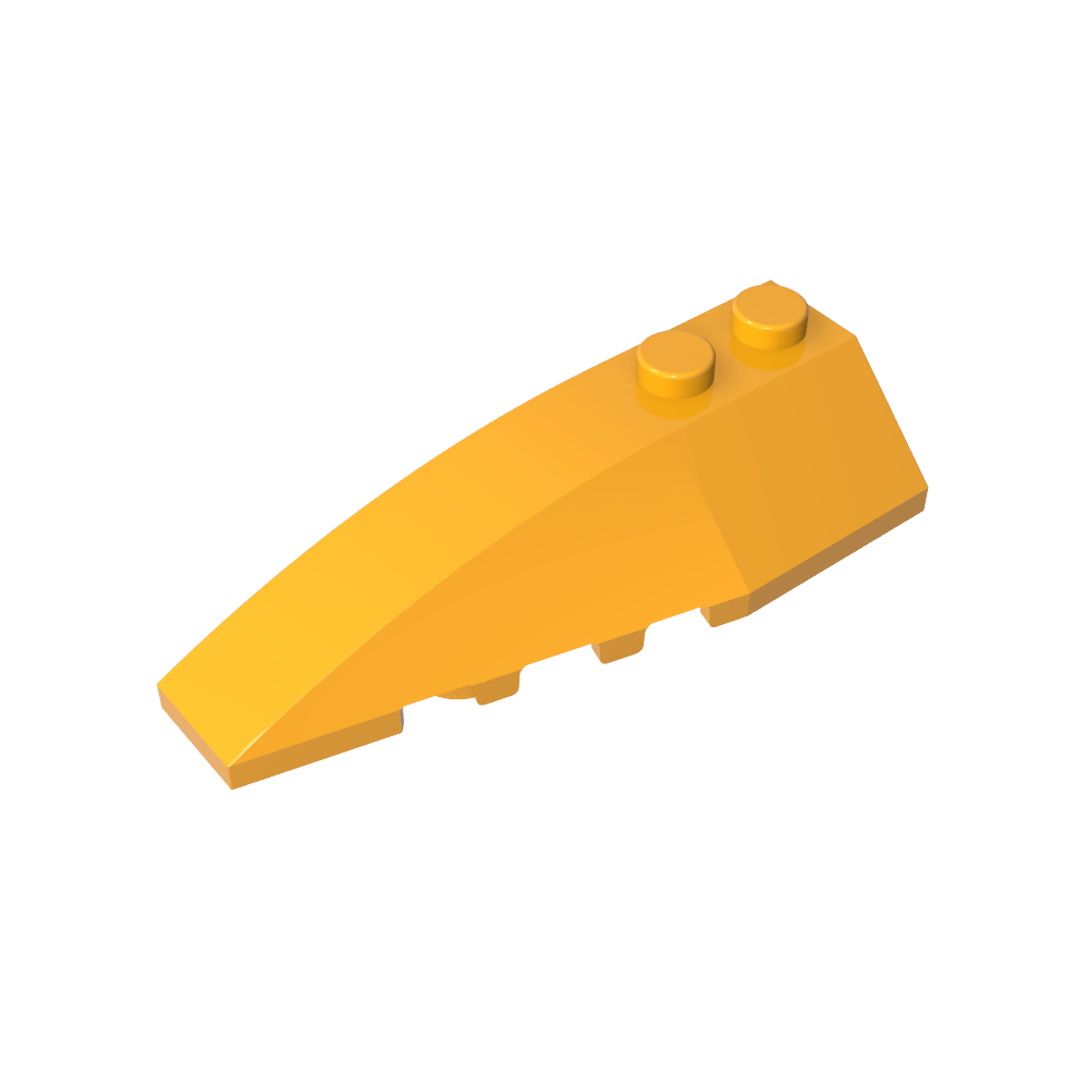 Keil gebogen 6 x 2 links-MyGobricks