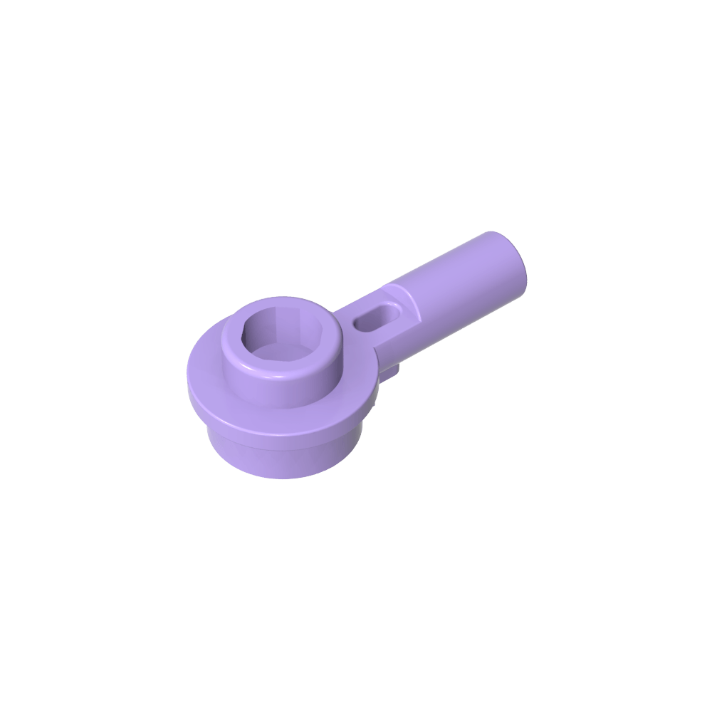 Platte rund 1 x 1 mit hohlem Bolzen und horizontalem Balken 1L-MyGobricks