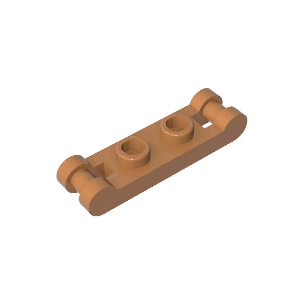 Platte Spezial 1 x 2 mit Griffen an den Enden-MyGobricks