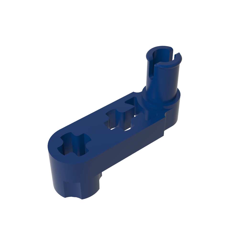 Technic Balken 3 x 0,5 Liftarm mit Nabe und Stift / Kurbel - MyGobricks