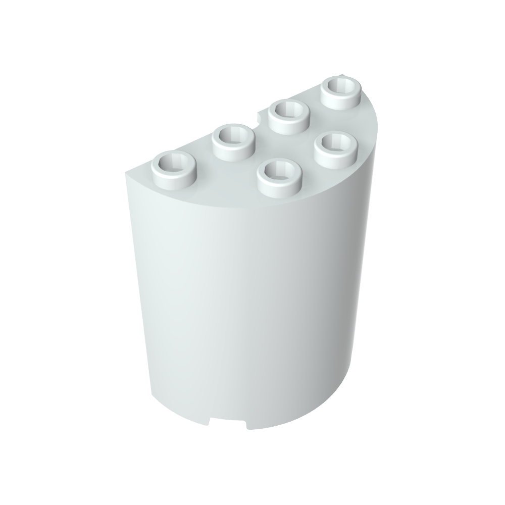 Zylinderhälfte 2 x 4 x 4-MyGobricks