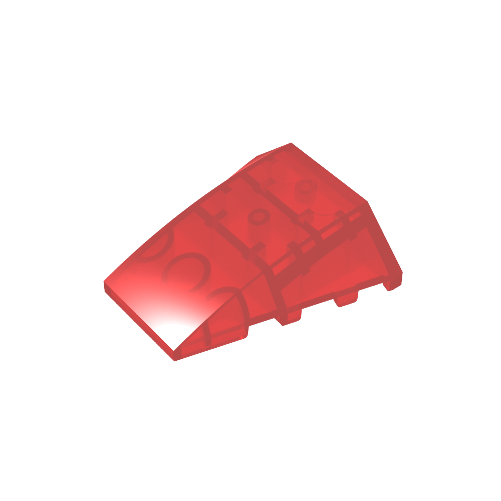 Keil gebogen 4 x 4 ohne obere Noppen - MyGobricks