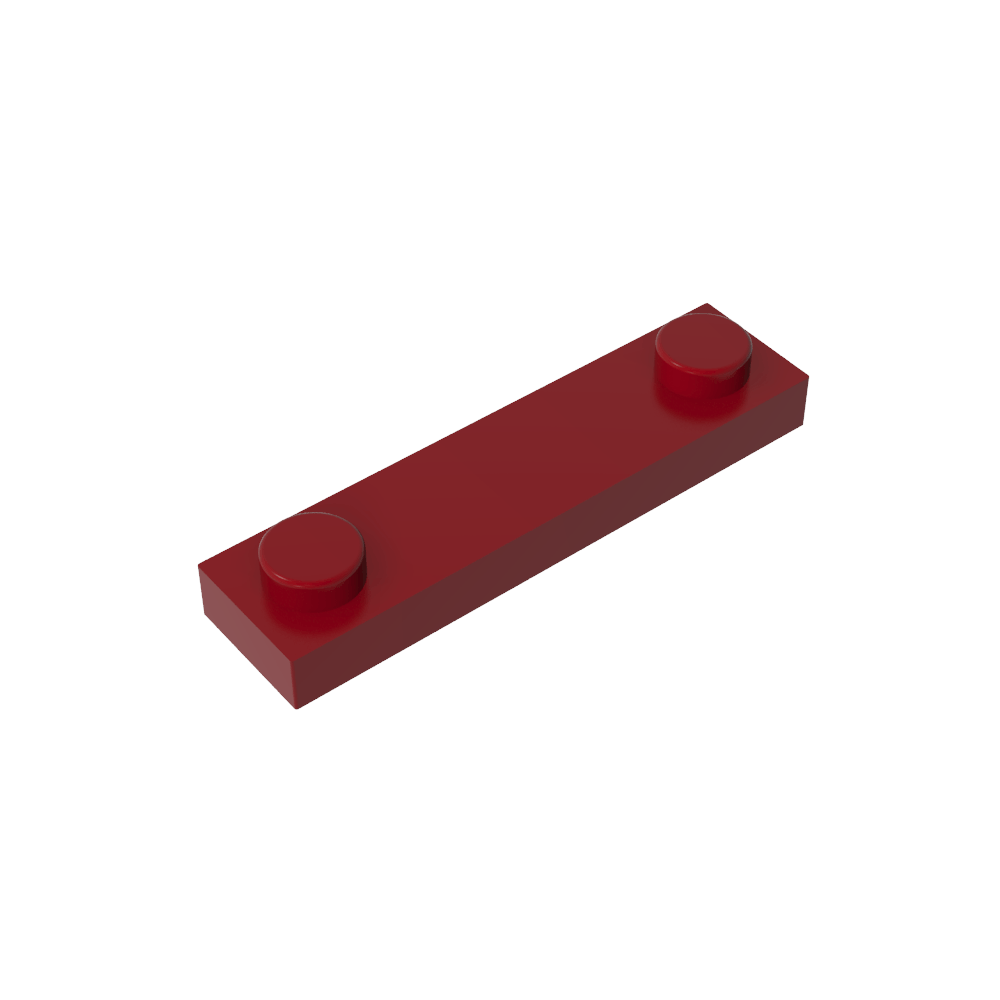 Platte Spezial 1 x 4 mit 2 Noppen-MyGobricks