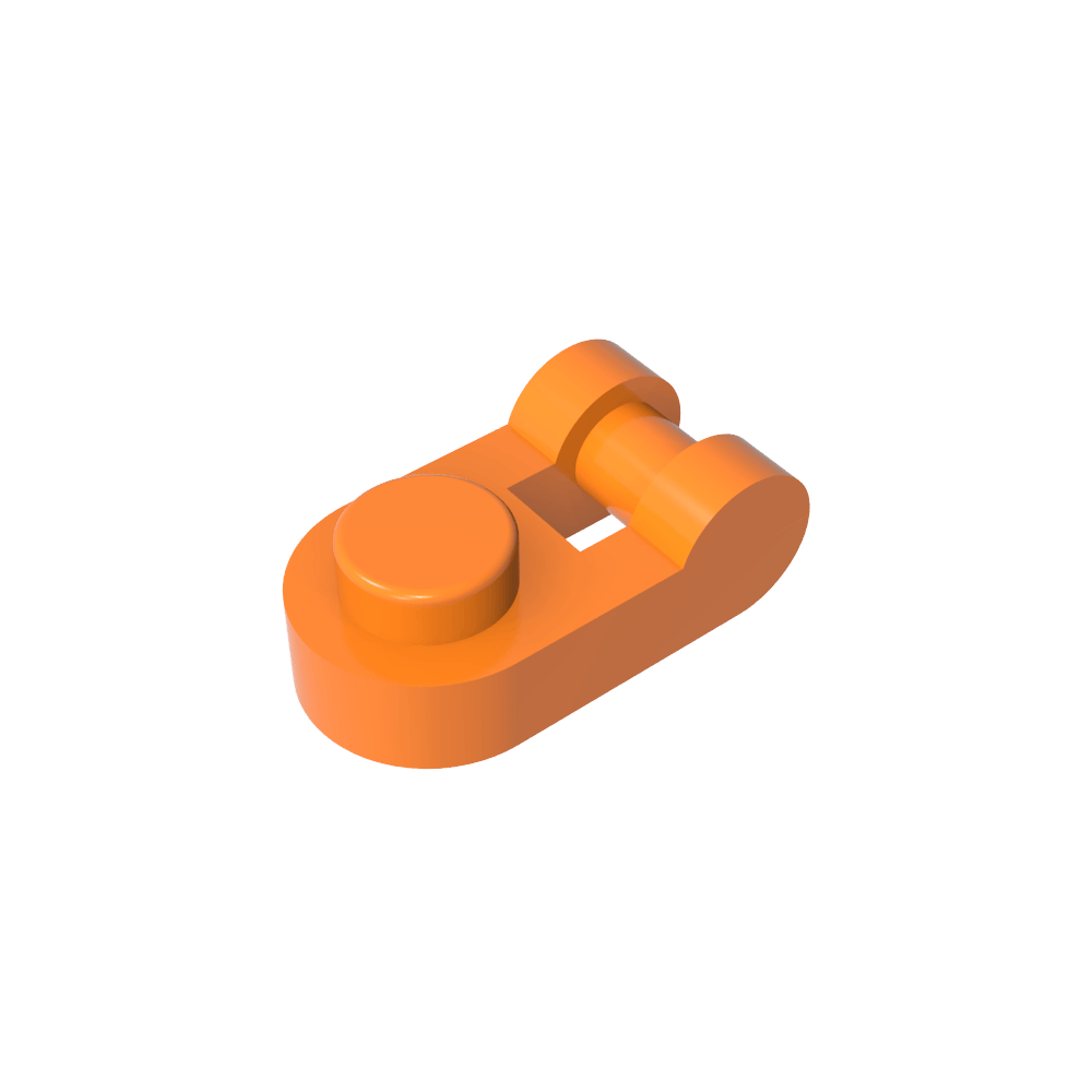 Platte Spezial 1 x 1 abgerundet mit Griff-MyGobricks