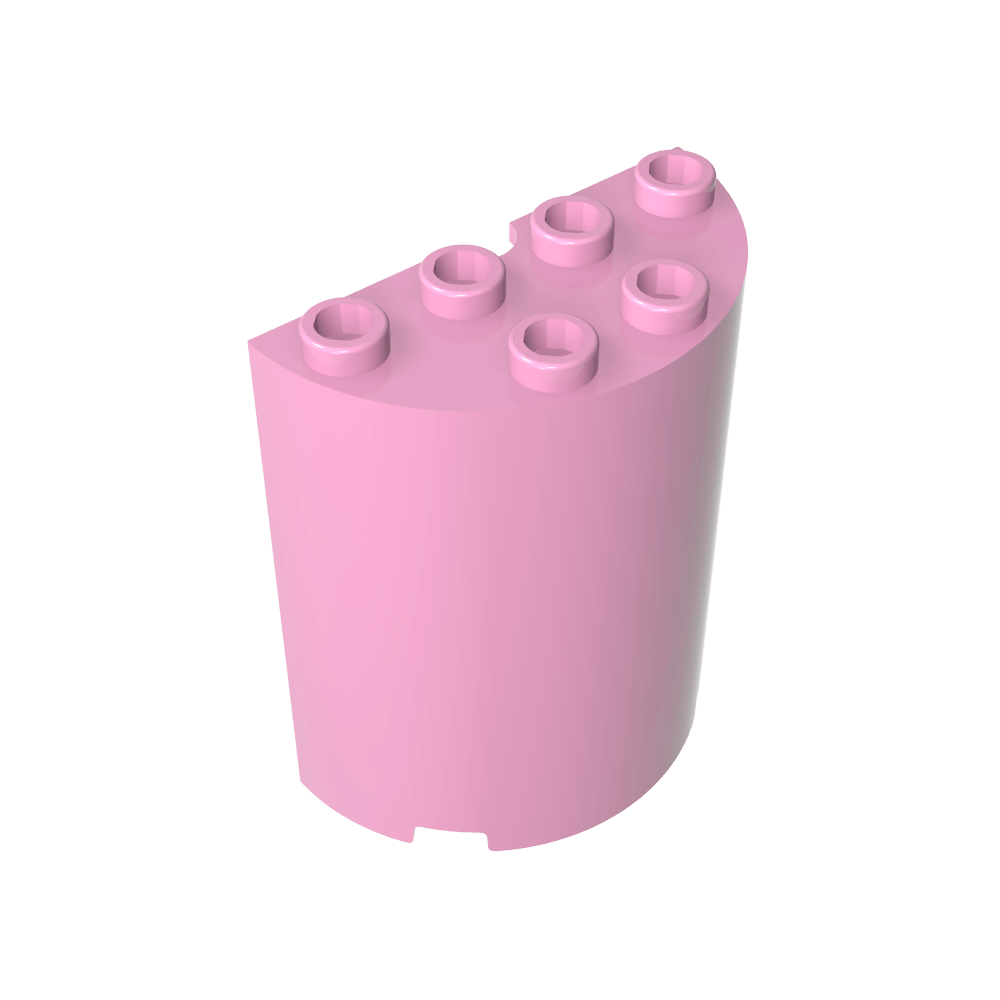 Zylinderhälfte 2 x 4 x 4-MyGobricks