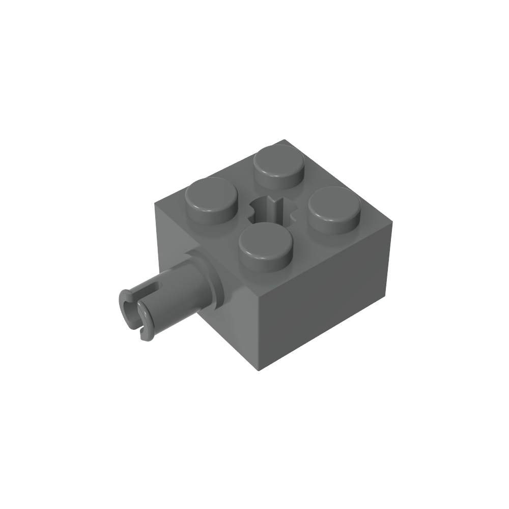 Stein Spezial 2 x 2 mit Stift und Achsloch - MyGobricks