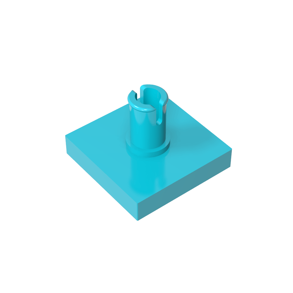 Fliese Spezial 2 x 2 mit Pin-MyGobricks