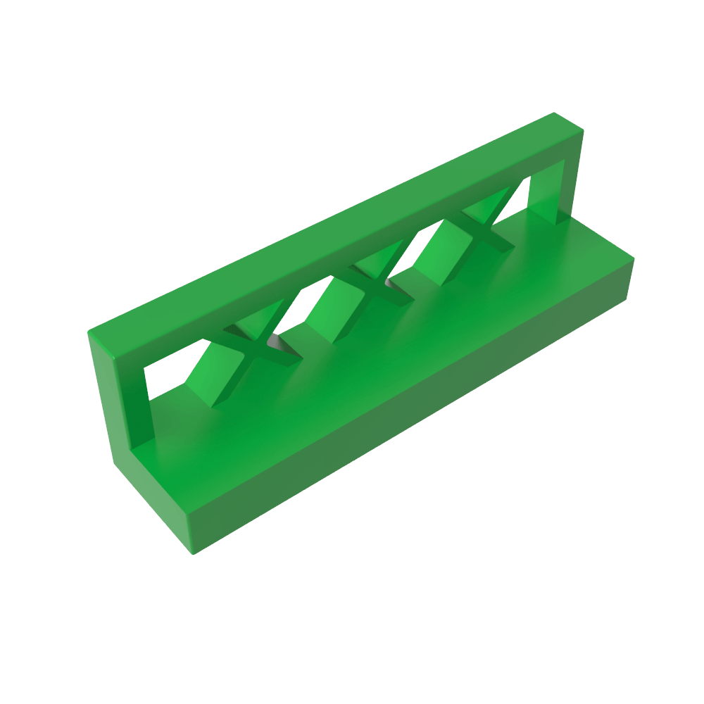 Zaun 1 x 4 x 1-MyGobricks