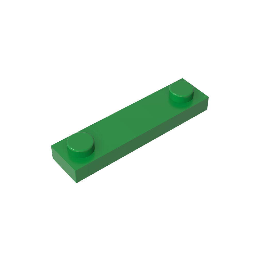 Platte Spezial 1 x 4 mit 2 Noppen-MyGobricks