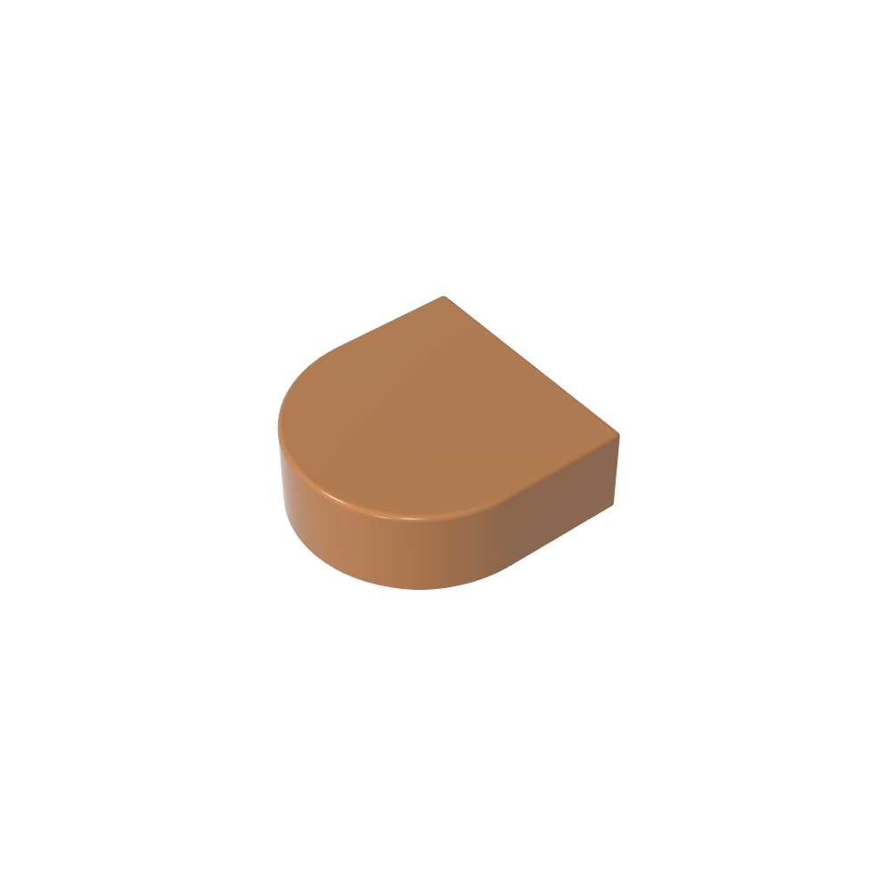 Fliese 1 x 1 Halbkreis