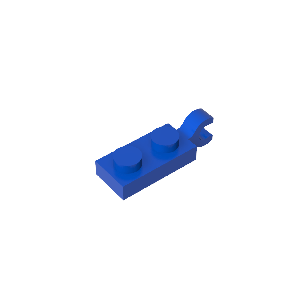 Platte Spezial 1 x 2 mit Clip Horizontal am Ende-MyGobricks