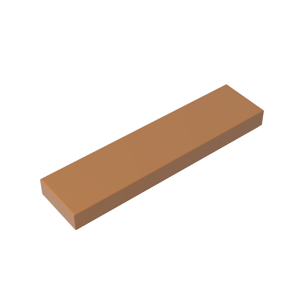 Fliese 1 x 4 mit Nut - MyGobricks