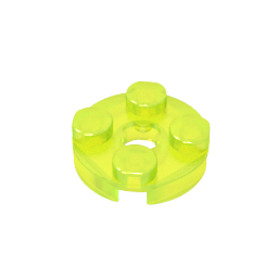 Platte rund 2 x 2 mit Achsloch Typ 1 (+ Öffnung) - MyGobricks