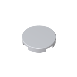 Runde Fliese 2 x 2 mit Bolzenhalter unten - MyGobricks