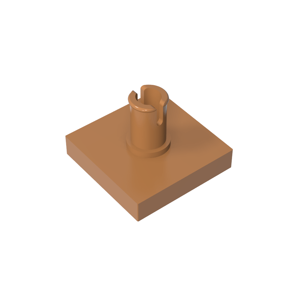 Fliese Spezial 2 x 2 mit Pin-MyGobricks