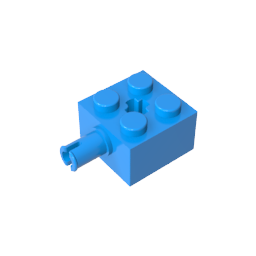 Stein Spezial 2 x 2 mit Stift und Achsloch - MyGobricks